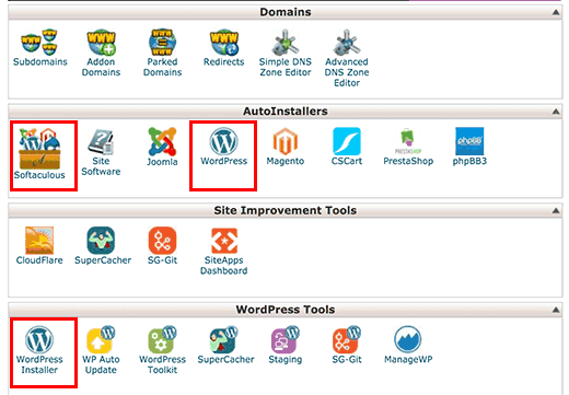 cpanel softaculas icon